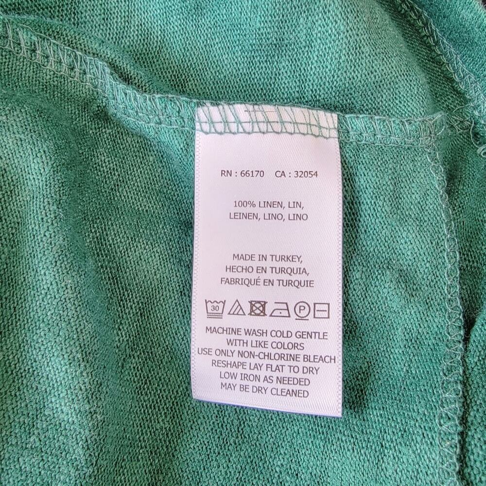 Anthro Maeve Horizon Rear Twist Linen Tee - Picture 5 of 5